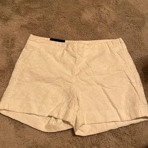 Banana Republic white shorts